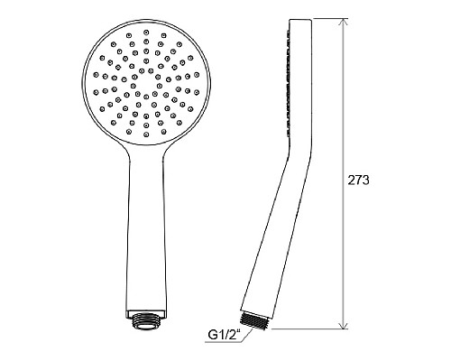 Душевая лейка Ravak X07P343
