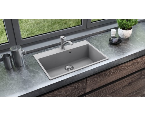 Кухонная мойка Ulgran Quartz Forte 760-05 бетон