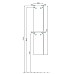 Шкаф пенал Aquaton Скай 30 R 1A238603SY01R подвесной Белый глянец