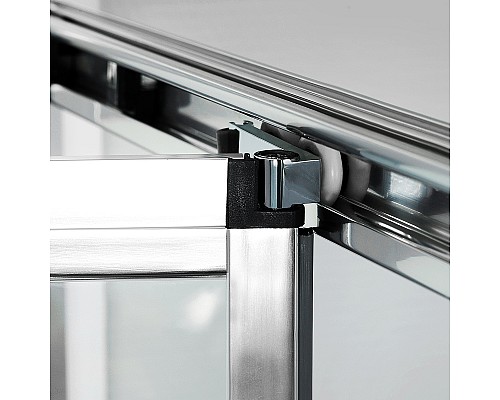 Душевой уголок WasserKRAFT Weser 90x100 78F18 профиль Хром стекло прозрачное