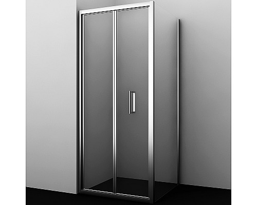 Душевой уголок WasserKRAFT Weser 90x100 78F18 профиль Хром стекло прозрачное