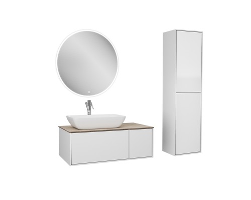 Тумба под раковину Diborg Elise 90 77.7236 подвесная Белый глянец