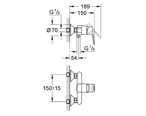 Смеситель Grohe для душа 23340000
