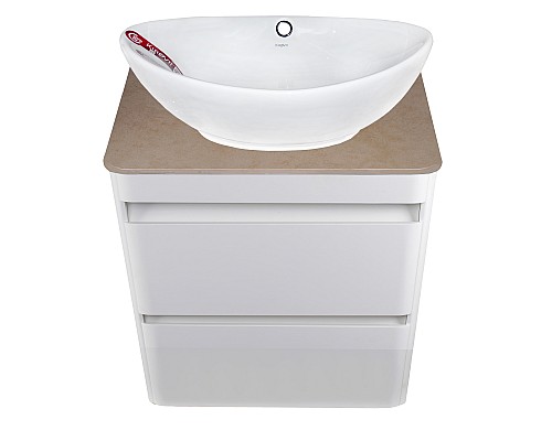 Столешница под тумбу Style Line Атлантика 60 СС-00002234 цвет бежевый светлый