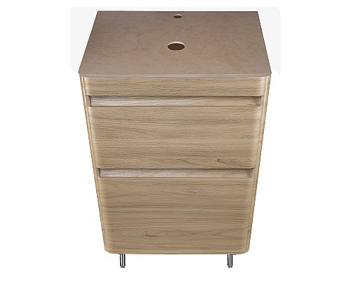 Столешница под тумбу Style Line Атлантика 60 СС-00002234 цвет бежевый светлый