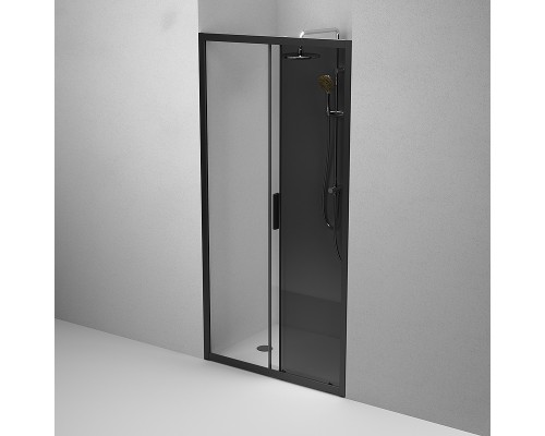Душевая дверь AM.PM Gem Solo 100 W90G-100-1-195BG Черный матовый -