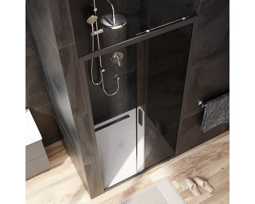 Душевая дверь AM.PM Gem Solo 100 W90G-100-1-195BG Черный матовый -