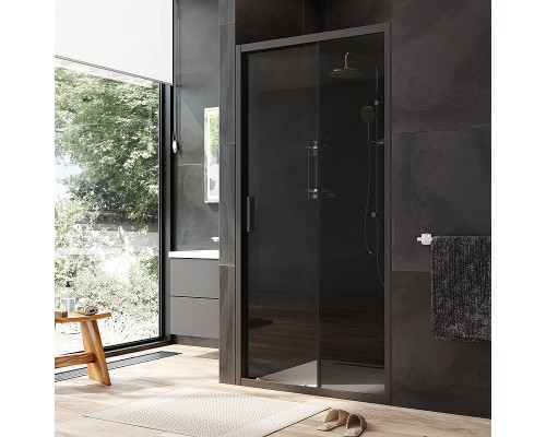 Душевая дверь AM.PM Gem Solo 100 W90G-100-1-195BG Черный матовый -