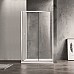 Душевой уголок Azario Milton 120х80 AZ-ND1131 R 1200 профиль Серебро стекло прозрачное