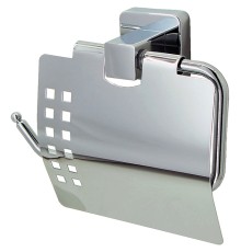 Держатель туалетной бумаги WasserKRAFT Dill K-3925 с крышкой Хром