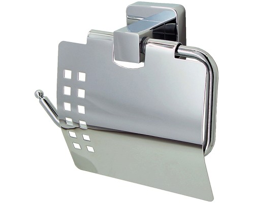 Держатель туалетной бумаги WasserKRAFT Dill K-3925 с крышкой Хром