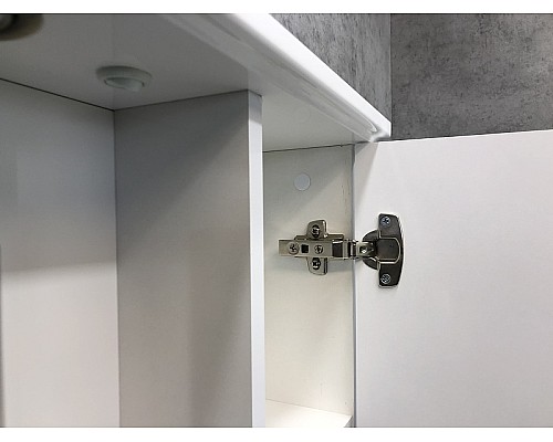 Зеркальный шкаф Comforty Палермо 80 00004139246 Белый глянец