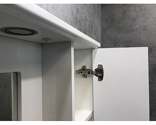 Зеркальный шкаф Comforty Палермо 80 00004139246 Белый глянец