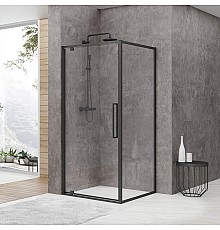 Душевое ограждение Black & White S877100x100
