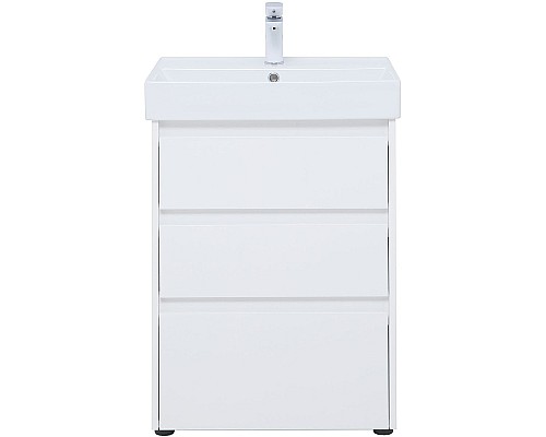 Тумба под раковину Aquanet Nova Lite 60 302469 Белый глянец