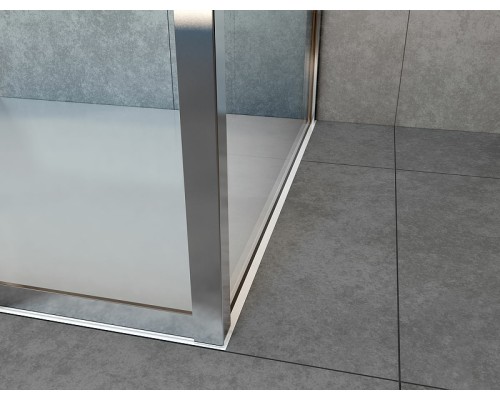 Душевой уголок Vincea Garda 200х90 VSR-1G29020CL профиль Хром стекло прозрачное