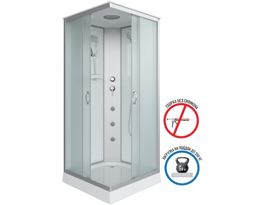 Душевая кабина Niagara Classic 90х90 NG-1101-14G с гидромассажем