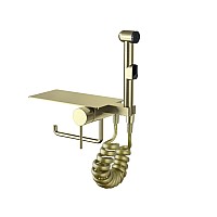 Гигиенический душ со смесителем Bronze de Luxe SCANDI 708/1BR бронза