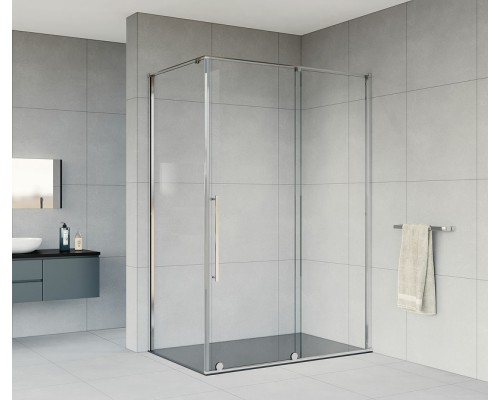 Душевой уголок Vincea Arno 120х100 профиль Хром стекло прозрачное