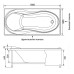 КАРКАС ДЛЯ ВАННЫ AQUANET GRENADA 180X80