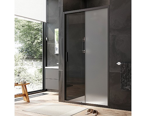 Душевая дверь AM.PM Gem Solo 110 W90G-110-1-195BM Черный матовый -
