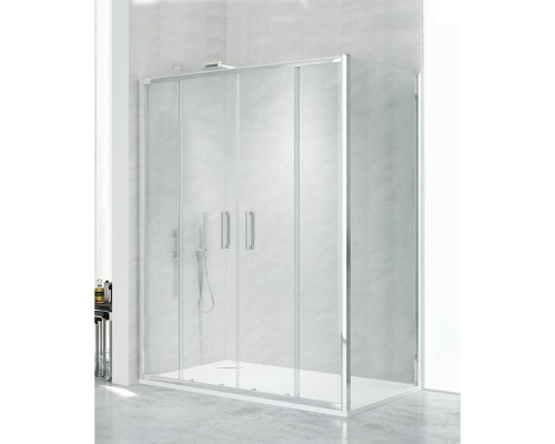 Душевое ограждение NEW TRENDY NEW CORRINA 160x80x195 (хром)