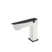 Смеситель для раковины низкий BohemeArmadi Art Q White-Black