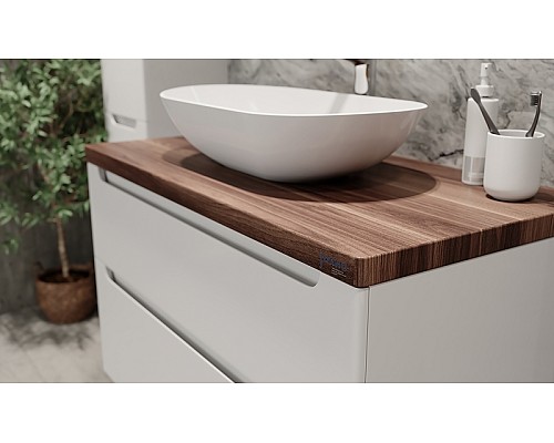 Столешница под раковину Jorno Wood 80 Wood.06.80/DW Темное дерево