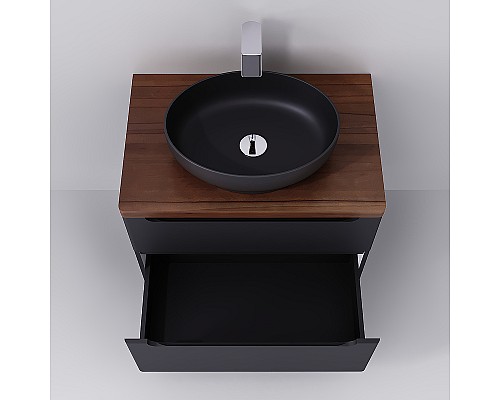 Столешница под раковину Jorno Wood 80 Wood.06.80/DW Темное дерево