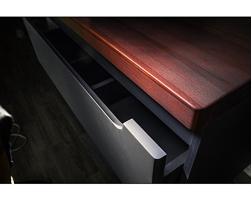 Столешница под раковину Jorno Wood 80 Wood.06.80/DW Темное дерево