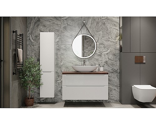 Столешница под раковину Jorno Wood 80 Wood.06.80/DW Темное дерево