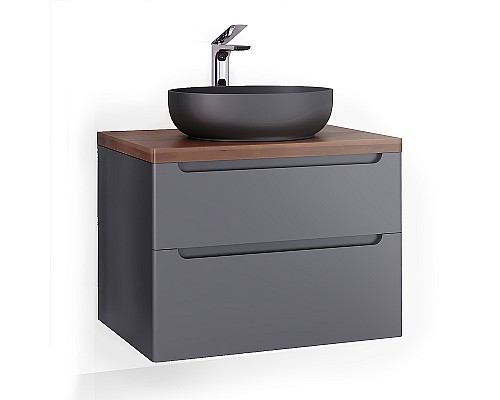 Столешница под раковину Jorno Wood 80 Wood.06.80/DW Темное дерево