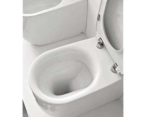 Унитаз приставной Kerasan Nolita 531801 безободковый, белый