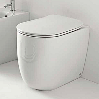 Унитаз приставной Kerasan Nolita 531801 безободковый, белый