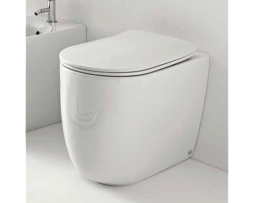 Унитаз приставной Kerasan Nolita 531801 безободковый, белый