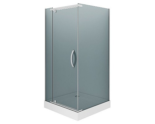 Душевой уголок Alex Baitler 90x90 AB244-90 профиль Хром стекло тонированное