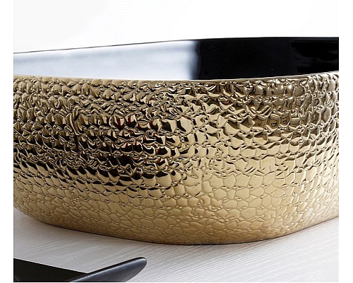 Раковина-чаша CeramaLux 50 D1302H022 Золото Черная