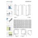 Душевой уголок Radaway Almatea KDJ 90x90 L профиль Хром стекло прозрачное