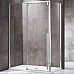 Душевой уголок Vincea Lugano 140х100 VSR-1L1014CL-1 профиль Хром стекло прозрачное