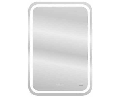 Зеркало Cersanit Led 051 Design Pro 55 KN-LU-LED051*55-p-Os с подсветкой с часами, подогревом и функцией Bluetooth