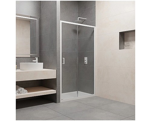 Душевая дверь RGW Passage PA-14 W 120 41081412-15 профиль Белый стекло прозрачное