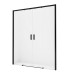 Душевая дверь NEW TRENDY PRIME BLACK 200x200 (черный)