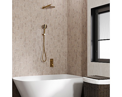 Душевая система WasserKRAFT A71207 Золото