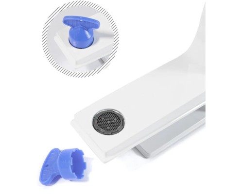 Смеситель для раковины Grocenberg GB2088 Белый хром