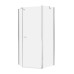 Душевое ограждение NEW TRENDY NEW SOLEO 100x80x195 (хром)