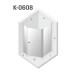 Душевое ограждение NEW TRENDY NEW SOLEO 100x80x195 (хром)