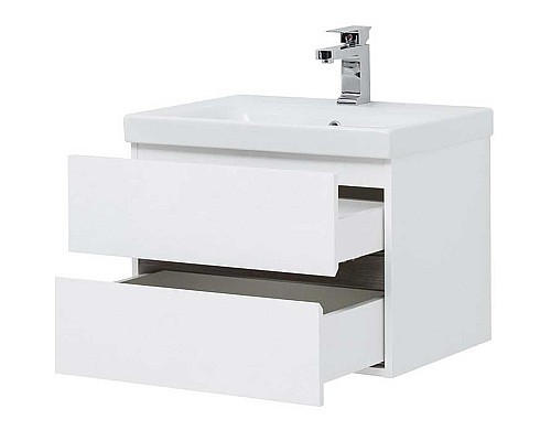 Тумба под раковину Aquanet Беркли 60 254289 подвесная Белый Дуб рошелье