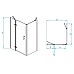 Душевой уголок RGW Passage PA-77B L 120x70 41087727-084L профиль Черный стекло прозрачное
