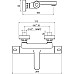 Смеситель настенный термостатический для ванны без гарнитуры Ravak X070097