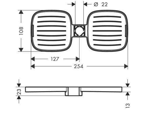 Мыльница Hansgrohe Cassetta 26518000 хром